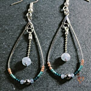 Boucles d'oreilles Azur