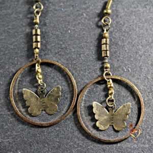 Boucles d'Oreilles Papillon