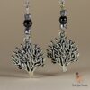 Boucles d'Oreilles Arbre de Vie Hématite