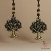 Boucles d'Oreilles Arbre de Vie Bronze